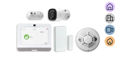 Securitas Pro-Kit mit Brandmelder, Kamera und Einbruchschutz