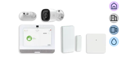 Securitas Smart-Kit Alarmanlage mit Innenkamera und Einbruchschutz
