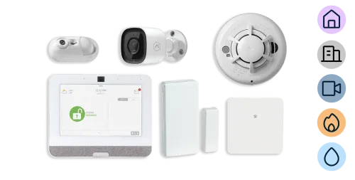 Securitas Premium-Kit mit umfassender Ausstattung: Brand-, Einbruch- & Videotechnik